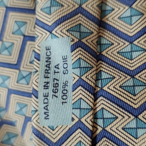 HERMES 100% silk tie - Picture 5 of 5